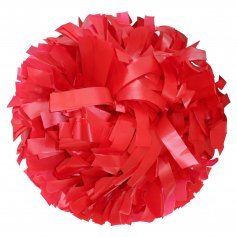 Danzcue 1 Pair 6\" Baton Handle Plastic Cheerleading Pom Pom