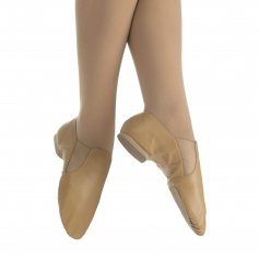 Danzcue Adult Dance Leather Jazz Bootie Shoes