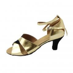 Danzcue \"Empress\" Adult Open Toe Ballroom Shoes