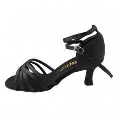 Danzcue \"Stella\" Satin Open Toe Ballroom Shoes