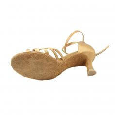 Danzcue \"Stella\" Satin Open Toe Ballroom Shoes