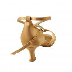 Danzcue \"Stella\" Satin Open Toe Ballroom Shoes