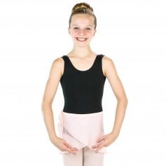 Danzcue Girls Chiffon Ballet Dance Wrap Skirt With Waist Tie