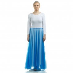 Danzcue Long Full Elastic Chiffon Skirt