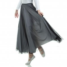 Danzcue Long Full Elastic Chiffon Skirt