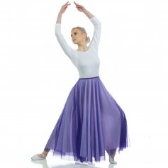 Danzcue Long Full Elastic Chiffon Skirt