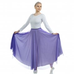 Danzcue Long Full Elastic Chiffon Skirt