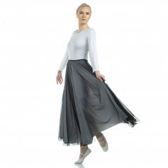 Danzcue Long Full Elastic Chiffon Skirt