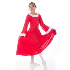 Danzcue Bell Sleeve Praise Dance Child Dress