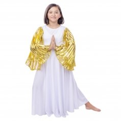 Danzcue Praise Dance Full Length Wing Sleeve Dress