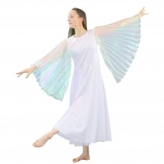 Danzcue Praise Dance Full Length Wing Sleeve Dress