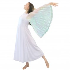 Danzcue Praise Dance Full Length Wing Sleeve Dress