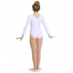 Danzcue Basic Nylon Long Sleeve Child Leotard