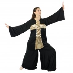Danzcue Worship Praise Dance Cross Pullover Top